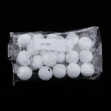 Maxbell 1 Pack Natural Round Wooden Beads 3 Sizes 25/18/14mm with Hole  25mm 20pcs