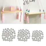 Maxbell 1 Pack Natural Round Wooden Beads 3 Sizes 25/18/14mm with Hole  25mm 20pcs
