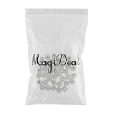Maxbell 1 Pack Natural Round Wooden Beads 3 Sizes 25/18/14mm with Hole  25mm 20pcs