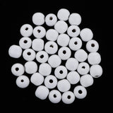 Maxbell 1 Pack Natural Round Wooden Beads 3 Sizes 25/18/14mm with Hole  25mm 20pcs