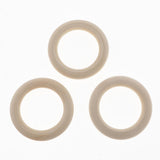 Maxbell 40/20pcs DIY Jewelry Making Wooden Ring for DIY Crafting Decor 40mm 40pcs