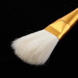 Maxbell Wooden Brush Soft Hair Sweep Mop Gold Leaf Foil Sweeping Art Crafts Sweeper D 20.5x3cm