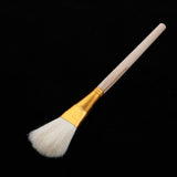 Maxbell Wooden Brush Soft Hair Sweep Mop Gold Leaf Foil Sweeping Art Crafts Sweeper D 20.5x3cm