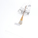 Maxbell Wooden Brush Soft Hair Sweep Mop Gold Leaf Foil Sweeping Art Crafts Sweeper D 20.5x3cm