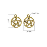 Max 50 Celtic Knot Pendants Star Shape DIY Jewelry Hanging Decor Making