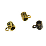 Max 150 pcs Bail Slider Hanger Beads Pendant Dangle Charms Fit Bracelet Necklace