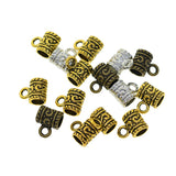 Max 150 pcs Bail Slider Hanger Beads Pendant Dangle Charms Fit Bracelet Necklace