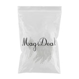 Maxbell 12pcs antique silver Large Hollow Angel Wing Charms Pendants Crafts