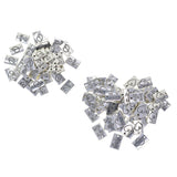 Maxbell 50pcs Tibetan Silver Rectangle smile a lot /fall in love charms Smile a lot