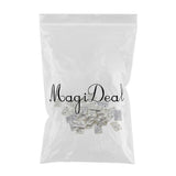 Maxbell 50pcs Tibetan Silver Rectangle smile a lot /fall in love charms Smile a lot
