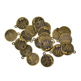 Maxbell Retro Word "I love you to the moon&back" Alloy Hanging DIY Charms Pendants