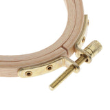 Maxbell Beech Oval Cross Stitch Hoop Needlework Embroidery Sewing Hoop 16cm 13.7cm