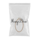 Maxbell Beech Oval Cross Stitch Hoop Needlework Embroidery Sewing Hoop 16cm 13.7cm