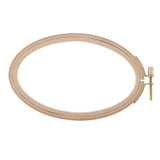 Maxbell Beech Oval Cross Stitch Hoop Needlework Embroidery Sewing Hoop 16cm 13.7cm