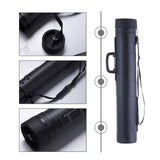 Max Maxb Artist Plastic Drawing Picture Storage Tube Poster Scroll Holder 80x14cm
