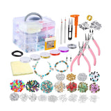 Maxbell 1set Jewelry Making Starter Kit DIY Accessory Tools Beads Pliers Pins Wires