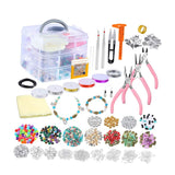 Maxbell 1set Jewelry Making Starter Kit DIY Accessory Tools Beads Pliers Pins Wires