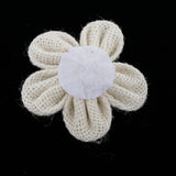 Maxbell 5/4set Colorful Lovely Flower Hair Deocr Hair Jewelry Clothes Decor Ring 8cm