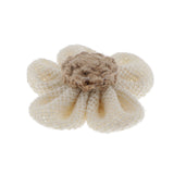 Maxbell 5/4set Colorful Lovely Flower Hair Deocr Hair Jewelry Clothes Decor Ring 8cm