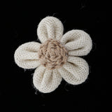 Maxbell 5/4set Colorful Lovely Flower Hair Deocr Hair Jewelry Clothes Decor Ring 8cm