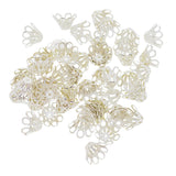 Max Maxb 100pcs Metal Flower Bead Caps Spacer Beads end caps for Jewelry Making