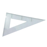 Maxbell 2 Pack 45/60 Degree Geometry Triangle Ruler Drawing Drafting Set