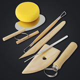 Maxbell 8x Clay Ceramic Sculpting Molding Fining Wire Cutter Scraper Tool Sets