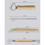 Maxbell 8x Clay Ceramic Sculpting Molding Fining Wire Cutter Scraper Tool Sets