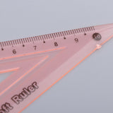 Maxbell 2Set/8x 45/60 Degree Geometry Triangle Ruler Straight Ruler Drawing Drafting
