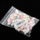 Maxbell 30 Pieces Kawaii Rainbows Resin Flatback Cabochon Embellishments DIY Crafts