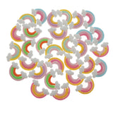 Maxbell 30 Pieces Kawaii Rainbows Resin Flatback Cabochon Embellishments DIY Crafts