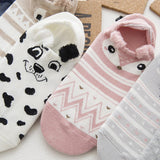 Maxbell Cartoon Casual Low Ankle No Show Cotton Boat Socks A