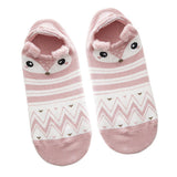 Maxbell Cartoon Casual Low Ankle No Show Cotton Boat Socks B