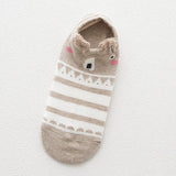 Maxbell Cartoon Casual Low Ankle No Show Cotton Boat Socks F