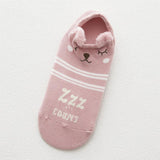Maxbell Cartoon Casual Low Ankle No Show Cotton Boat Socks F