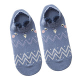 Maxbell Cartoon Casual Low Ankle No Show Cotton Boat Socks G