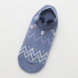 Maxbell Cartoon Casual Low Ankle No Show Cotton Boat Socks G