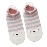 Maxbell Cartoon Casual Low Ankle No Show Cotton Boat Socks J