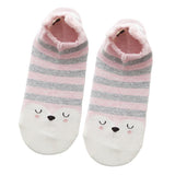 Maxbell Cartoon Casual Low Ankle No Show Cotton Boat Socks J