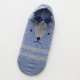 Maxbell Cartoon Casual Low Ankle No Show Cotton Boat Socks K