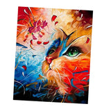 Maxbell 1 Set Oil Painting Paint by Number Kits for Kids Adults - Cats