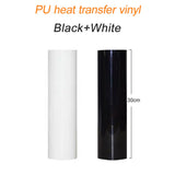 Maxbell Black Reflective Heat Transfer Vinyl HTV Get 1 Roll