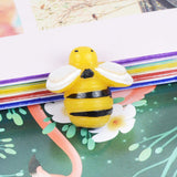 Maxbell 10 Pieces Bee Shape Resin Flatback Embellishment DIY Phone Case Decoration L