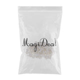 Maxbell 50Pcs Heavy Duty Plastic Hard Wall Hooks Photo Picture Frame Hanging 20x40mm