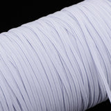 Maxbell 182m Elastic Stretch Cord for Clothes Dress Sport Pants Sewing Trim White