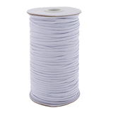 Maxbell 182m Elastic Stretch Cord for Clothes Dress Sport Pants Sewing Trim White