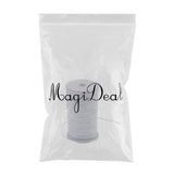 Maxbell 182m Elastic Stretch Cord for Clothes Dress Sport Pants Sewing Trim White