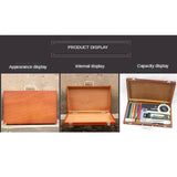 Maxbell Portable Wooden Box Creative Artist Desktop Storage Case