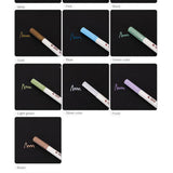 Maxbell 10PCS/Set of Metallic Markers Glitter DIY Art Paint Pens Set for Card Making