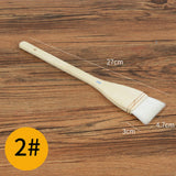 Maxbell Soft Hair Painting Supplies Artist Brushes DIY Touch up Tools 2inch Beige